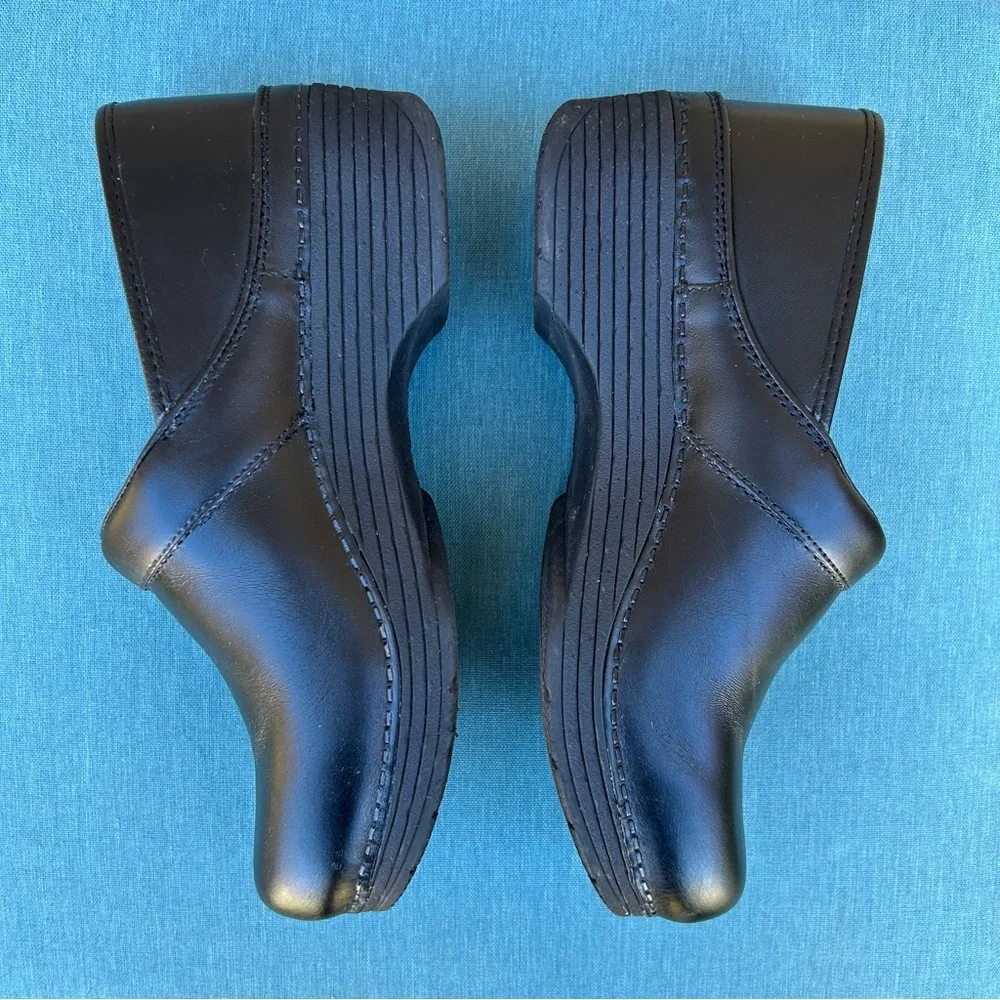Dansko LT Pro leather clogs - black size 39 (US women’s 8.5-9) - Picture 4 of 12